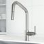 Utopia Single Handle Pull-Down Sprayer Kitchen Bar Faucet (Stainless Steel), VG02038ST