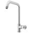 Cass Industrial Single Handle Kitchen Bar Faucet (Stainless Steel), VG02040ST
