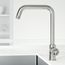 Cass Industrial Single Handle Kitchen Bar Faucet (Stainless Steel), VG02040ST