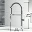Edison Pro Single Handle Pull-Down Kitchen Faucet (Chrome), VG02052CH