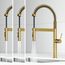Edison Pro Single Handle Pull-Down Kitchen Faucet (Matte Brushed Gold), VG02052MG