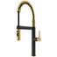 Edison Pro Single Handle Pull-Down Kitchen Faucet (Matte Gold/Matte Black), VG02052MGMB