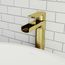 Amada Single Handle Bathroom Vessel Faucet (Matte Brushed Gold), VG03026MG