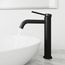 Lexington Single Handle Bathroom Vessel Faucet (Carbon Fiber/Matte Black), VG03028MB