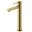 Jewel Single Handle Bathroom Vessel Faucet (Matte Brushed Gold), VG03037MG