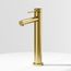 Jewel Single Handle Bathroom Vessel Faucet (Matte Brushed Gold), VG03037MG
