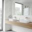 Marigold Matte Stone 18" x 14" x 5" Rectangular Vessel Bathroom Sink (Modern White)