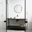 Bryant Matte Stone 15" x 15" x 5" Round Vessel Bathroom Sink (Modern White)