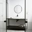 Montauk Matte Stone 18" x 13" x 5" Rectangular Vessel Bathroom Sink (Modern White)