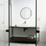 Bryant Matte Stone 17" x 13" x 5" Rectangular Vessel Bathroom Sink (Modern White)