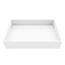 Montauk Matte Stone 23" x 15" x 5" Rectangular Vessel Bathroom Sink (Modern White)