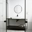 Montauk Matte Stone 23" x 15" x 5" Rectangular Vessel Bathroom Sink (Modern White)
