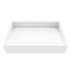 Starr Matte Stone 23" x 15" x 5" Rectangular Vessel Bathroom Sink (Modern White)