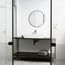 Starr Matte Stone 23" x 15" x 5" Rectangular Vessel Bathroom Sink (Modern White)