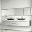 Lorca Concreto Stone 22" x 15" x 5" Rectangular Vessel Bathroom Sink (Gothic Gray)
