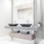 Duomo Concreto Stone 18" x 13" x 4" Rectangular Vessel Bathroom Sink (Gothic Gray)
