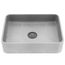 Segovia Concreto Stone 16" x 12" x 4" Rectangular Vessel Bathroom Sink (Gothic Gray)