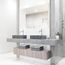 Segovia Concreto Stone 16" x 12" x 4" Rectangular Vessel Bathroom Sink (Gothic Gray)