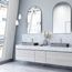 Basilica Concreto Stone 23" x 14" x 4" Rectangular Vessel Bathroom Sink (Gothic Gray)