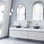 Ravenna Concreto Stone 16" x 16" x 5" Round Vessel Bathroom Sink (Gothic Gray)