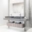 Coca Concreto Stone 19" x 15" x 5" Rectangular Vessel Bathroom Sink (Gothic Gray)