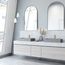 Orvieto Concreto Stone 24" x 15" x 5" Rectangular Vessel Bathroom Sink (Gothic Gray)