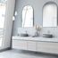 Cypress Concreto Stone 16" x 16" x 5" Round Fluted Bathroom Vessel Sink (Ash-Gray)
