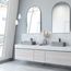 Cadman Concreto Stone 18" x 13" x 5" Rectangular Fluted Bathroom Vessel Sink (Ash-Gray)