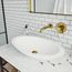Olus Single Handle Wall Mount Bathroom Faucet (Matte Brushed Gold), VG05001MG