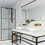 Titus Two Handle Wall Mount Bathroom Faucet (Matte Brushed Gold), VG05002MG