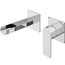 Atticus Single Handle Wall Mount Bathroom Faucet (Chrome), VG05005CH