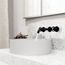 Cass Two Handle Wall Mount Bathroom Faucet (Matte Black), VG05007MB