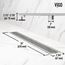 Elan 24" Linear Shower Drain (Brushed Nickel)