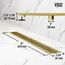 Elan 24" Linear Shower Drain (Matte Brushed Gold)