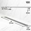 Elan 36" Linear Shower Drain (Brushed Nickel)