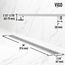 Elan 36" Linear Shower Drain (Chrome)