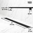 Elan 36" Linear Shower Drain (Matte Black)