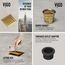 Elan Square Shower Drain (Matte Brushed Gold)