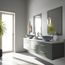 Giovanni Glass 17" x 17" x 6" Round Vessel Bathroom Sink (Oceania Blue)