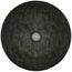Giovanni Glass 17" x 17" x 6" Round Vessel Bathroom Sink (Onyx Gray)