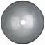 Giovanni Glass 17" x 17" x 6" Round Vessel Bathroom Sink (Artistic Silver)