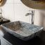 Donatello Glass 18" x 13" x 4" Rectangular Vessel Bathroom Sink (Artistic Titanium Gray)