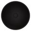 Noma Glass 15" x 15" x 5" Vessel Bathroom Sink (Black MatteShell)