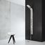 Brielle 6-Jet Shower Panel System w/ Fixed Rainhead & Shower Wand, 2.5 GPM (Stainless Steel)
