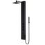 Rector 2-Jet Shower Panel System w/ Adj. Square Head & Shower Wand, 1.8 GPM (Matte Black)