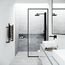 Rector 2-Jet Shower Panel System w/ Adj. Square Head & Shower Wand, 1.8 GPM (Matte Black)