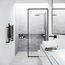 Rector 2-Jet Shower Panel System w/ Adj. Square Head & Shower Wand, 1.8 GPM (Stainless Steel)