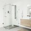 Rector 2-Jet Shower Panel System w/ Adj. Square Head & Shower Wand, 1.8 GPM (Stainless Steel)