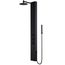 Ellington 4-Jet Shower Panel System w/ Adj. Round Head & Shower Wand, 1.8 GPM (Matte Black)