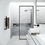 Orchid 2-Jet Shower Panel System w/ Adj. Square Head & Shower Wand, 1.8 GPM (Stainless Steel)